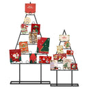 2 Pack Christmas Tree Photo Holder with 36 Round Clips and Metal Hanging Rack-Black by LJGDeals