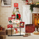 2 Pack Christmas Tree Photo Holder with 36 Round Clips and Metal Hanging Rack-Black by LJGDeals