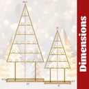 Christmas Tree Photo Holder with 36 Clips - 2 Pack Set by LJGDeals