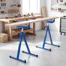 2-Pack Folding Roller Stands Portable Outfeed Supports with Adjustable Height by DirectDeals