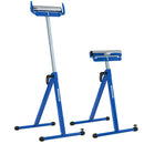 2-Pack Folding Roller Stands Portable Outfeed Supports with Adjustable Height by LJGDeals