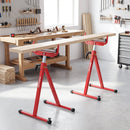 2-Pack Folding Roller Stands Portable Outfeed Supports with Adjustable Height by LJGDeals