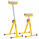 2-Pack Folding Roller Stands Portable Outfeed Supports with Adjustable Height by LJGDeals