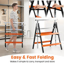 Heavy Duty Metal Folding Saw Horses with Adjustable Height by LJGDeals