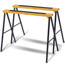 2 Pack Heavy Duty Sawhorse with Steel Folding Legs by LJGDeals