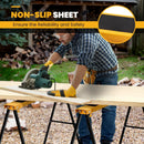 2 Pack Heavy Duty Sawhorse with Steel Folding Legs by LJGDeals