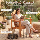 Stackable Adirondack Chairs - Solid Acacia Wood (2-Pack) by LJGDeals