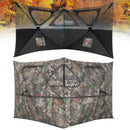2-Panel Hunting Ground Blind Pop Up Fence with 3 Shoot Through Ports by LJGDeals