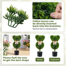 2 Pieces Bear Topiary Trees with Pots Sun-resistant Bear by LJGDeals