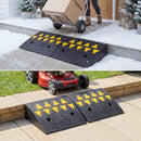 2 Pcs Driveway Threshold Ramps with 5/6 Inch Rise for Medium Trucks by LJGDeals