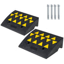2 Pcs Driveway Threshold Ramps with 5/6 Inch Rise for Medium Trucks by LJGDeals