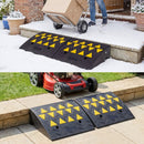 2 Pcs Driveway Threshold Ramps with 5/6 Inch Rise for Medium Trucks by LJGDeals