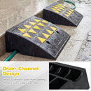 2 Pcs Driveway Threshold Ramps with 5/6 Inch Rise for Medium Trucks by LJGDeals