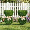 2 Pieces Teddy Bear Topiary Trees Sun by LJGDeals