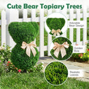 2 Pieces Teddy Bear Topiary Trees Sun by DirectDeals