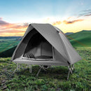 2-Person Camping Cot Tent Foldable Off-Ground Camping Combo for Adults by LJGDeals