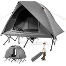 2-Person Camping Cot Tent Foldable Off-Ground Camping Combo for Adults by LJGDeals