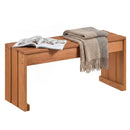 2-Person Outdoor Garden Bench with Solid Wooden Frame for Backyard by LJGDeals