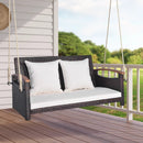 2-Person Patio Rattan Porch Swing by LJGDeals