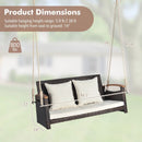 2-Person Patio Rattan Porch Swing by LJGDeals