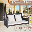 2-Person Patio Rattan Porch Swing by LJGDeals