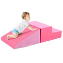 2-Piece Step and Slide Climber for Infants and Toddlers Baby Soft Play Set by LJGDeals