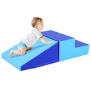 2-Piece Step and Slide Climber for Infants and Toddlers Baby Soft Play Set