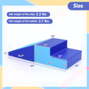 2-Piece Step and Slide Climber for Infants and Toddlers Baby Soft Play Set