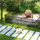 2 Piece 80 x 51 Inch Vinyl Picket Fence for Garden by LJGDeals