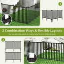2 Piece 80 x 51 Inch Vinyl Picket Fence for Garden by LJGDeals