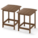 18-Inch Adirondack Side Table Set of 2 for Patio by LJGDeals