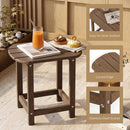 18-Inch Adirondack Side Table Set of 2 for Patio by LJGDeals