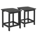 18-Inch Adirondack Side Table Set of 2 for Patio by LJGDeals