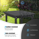 18-Inch Adirondack Side Table Set of 2 for Patio by DirectDeals