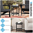 18-Inch Adirondack Side Table Set of 2 for Patio by LJGDeals