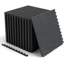 Interlocking Foam Floor Tiles 48 Sq Ft with Borders by LJGDeals