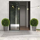 2 Pieces 18/22 Inches Indoor Outdoor Faux Decorative Balls for Patio Garden Front Door Balcony and Backyard by DirectDeals