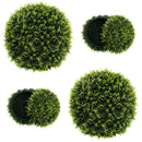 2 Pieces 18/22 Inches Indoor Outdoor Faux Decorative Balls for Patio Garden Front Door Balcony and Backyard by LJGDeals