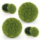 2 Pieces 20 Inches Artificial Sun-Protective Topiary Spheres for Patio Garden Front Door Balcony Backyard-M by LJGDeals
