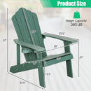 Adirondack Chair Set - Adult & Kids Pair for Patio by DirectDeals