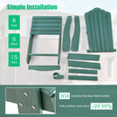 Adirondack Chair Set - Adult & Kids Pair for Patio