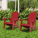 Adirondack Chair Set - Adult & Kids Pair for Patio