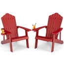 Adirondack Chair Set - Adult & Kids Pair for Patio by DirectDeals