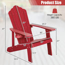 Adirondack Chair Set - Adult & Kids Pair for Patio