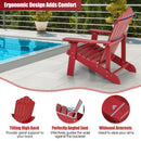 Adirondack Chair Set - Adult & Kids Pair for Patio