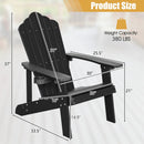 Adirondack Chair Set - Adult & Kids Pair for Patio by DirectDeals