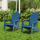 Adirondack Chair Set - Adult & Kids Pair for Patio