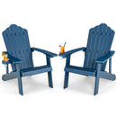 Adirondack Chair Set - Adult & Kids Pair for Patio
