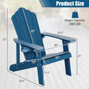 Adirondack Chair Set - Adult & Kids Pair for Patio by LJGDeals