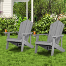 Adirondack Chair Set - Adult & Kids Pair for Patio